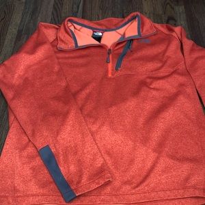 orange quarter zip** read description **